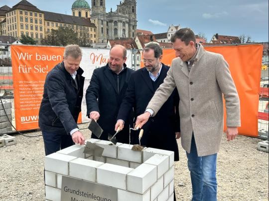 Martinshöfe Grundsteinlegung 3 März 2026