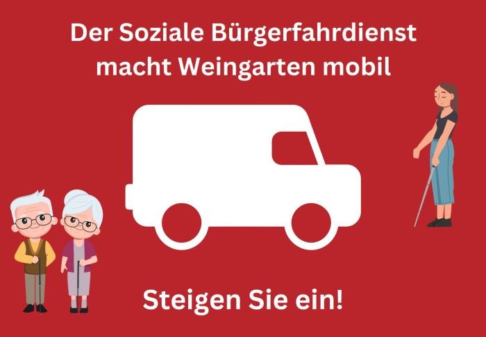 Eine Grafik zeigt ein großes Fahrzeug und drei Personen