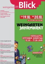 Das Titelblatt der Ausgabe zeigt ein grünes Plakat, auf dem ein Schriftzug für den Jahrmarkt am 19.10.24 wirbt