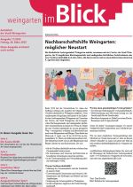 Das Titelblatt der Ausgabe zeigt eine bunter Grafik mit vielen Personen und wirbt für ein Projekt Nachbarschaftshilfe